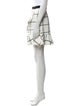 Self-Portrait Plaid Print Mini Skirt