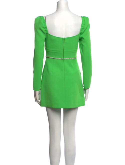 Self-Portrait Square Neckline Mini Dress