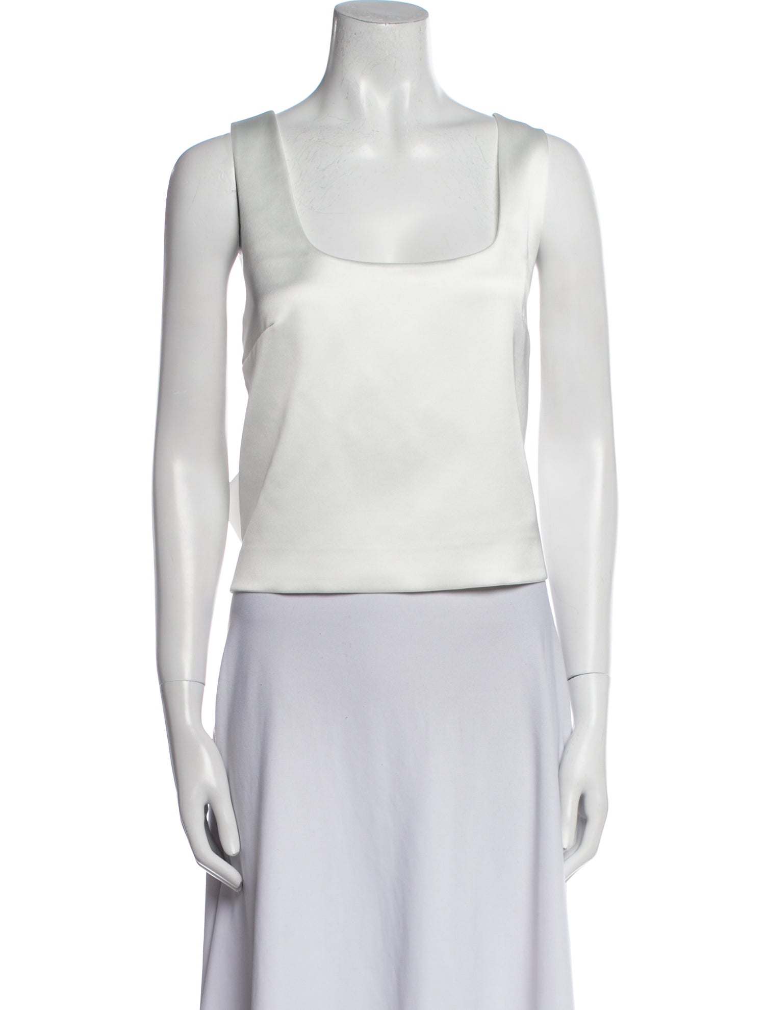 Self-Portrait Square Neckline Sleeveless Crop Top w/ Tags