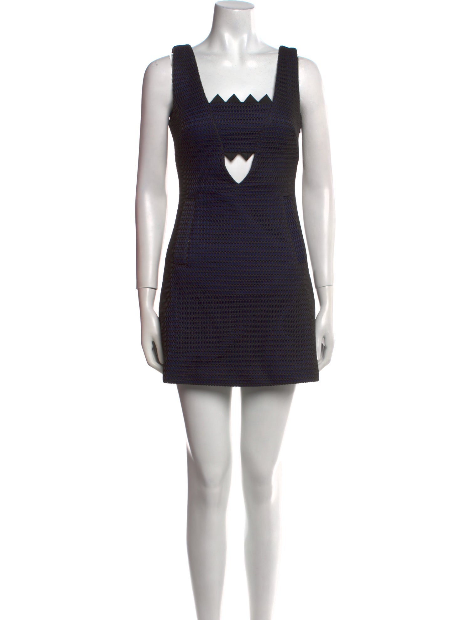 Self-Portrait Square Neckline Mini Dress