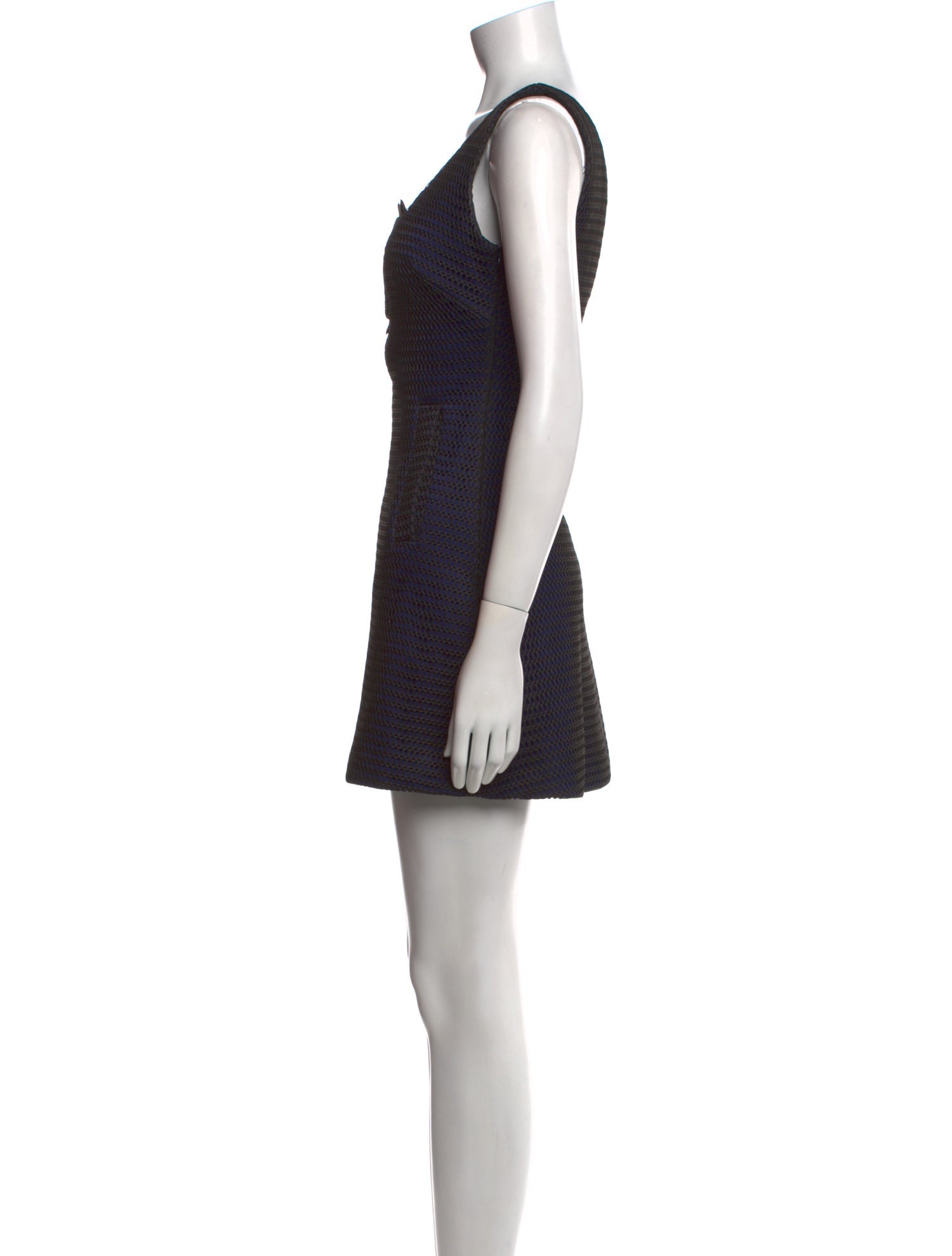 Self-Portrait Square Neckline Mini Dress