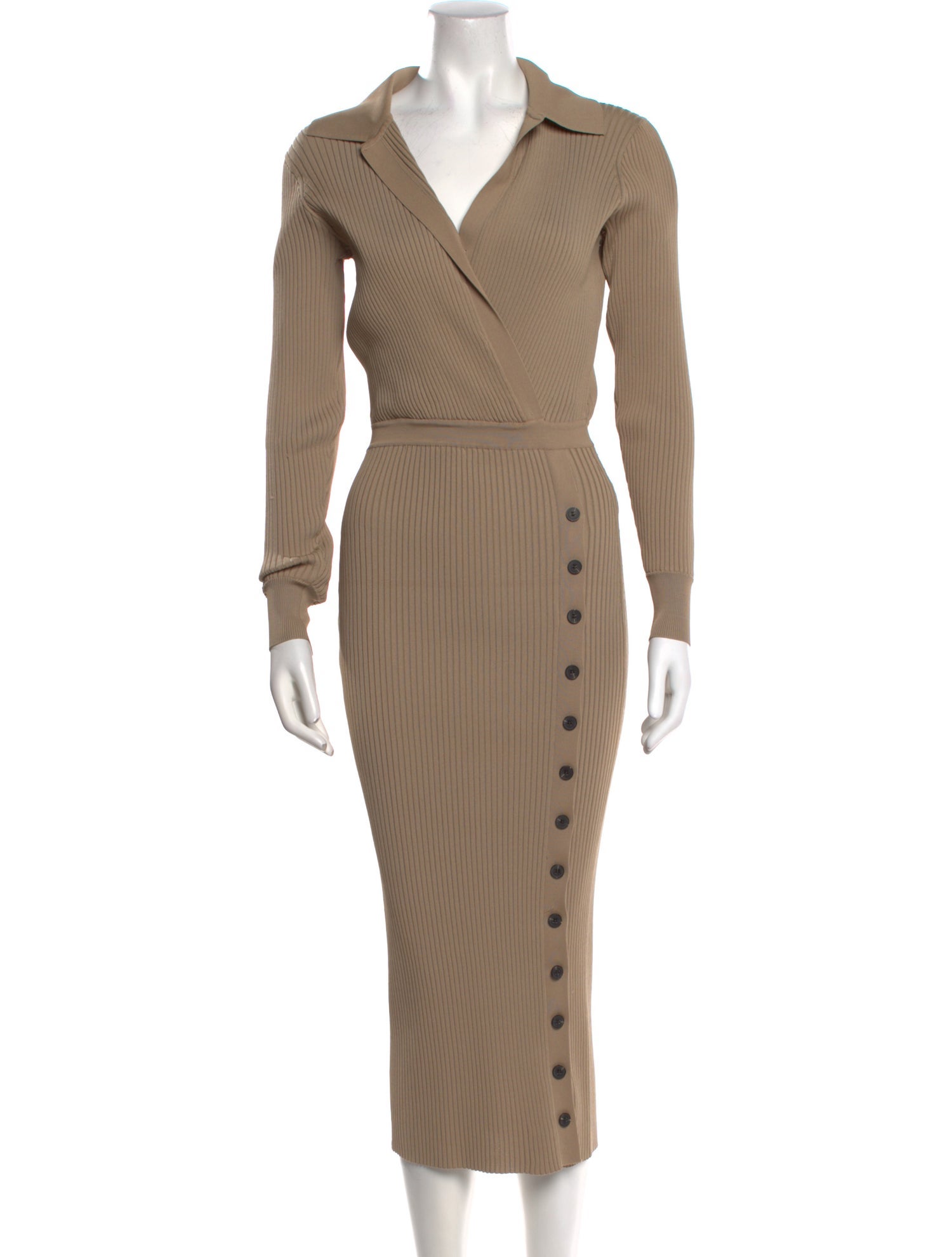 Self-Portrait V-Neck Long Dress