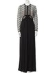 Self-Portrait Lace Pattern Long Dress