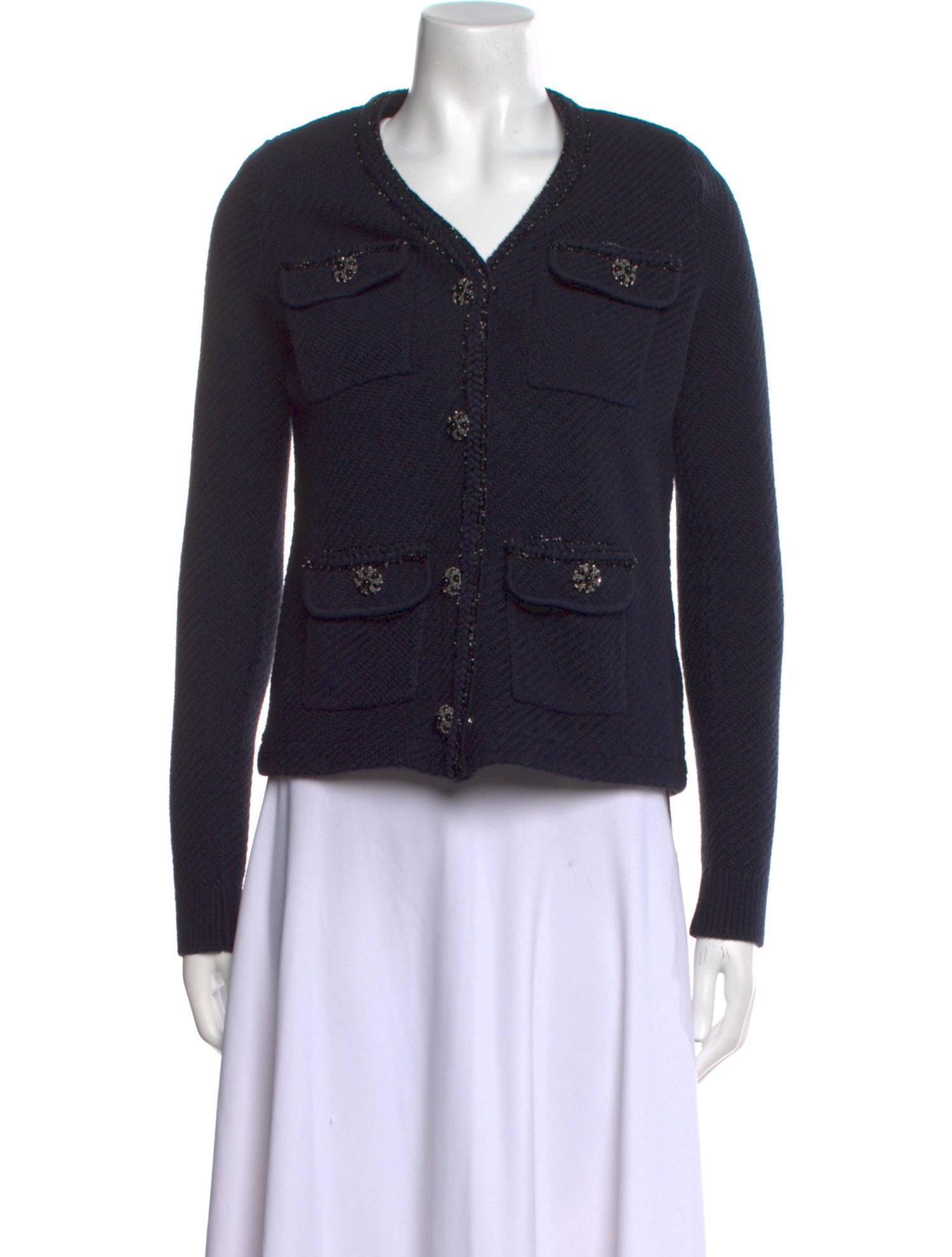 Self-Portrait V-Neck Sweater