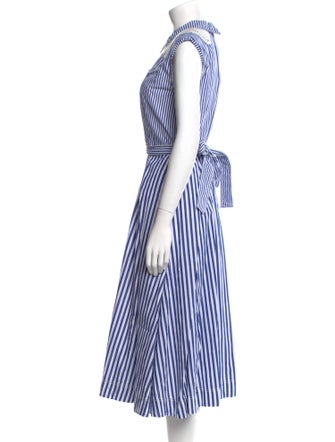 Self-Portrait Striped Long Dress