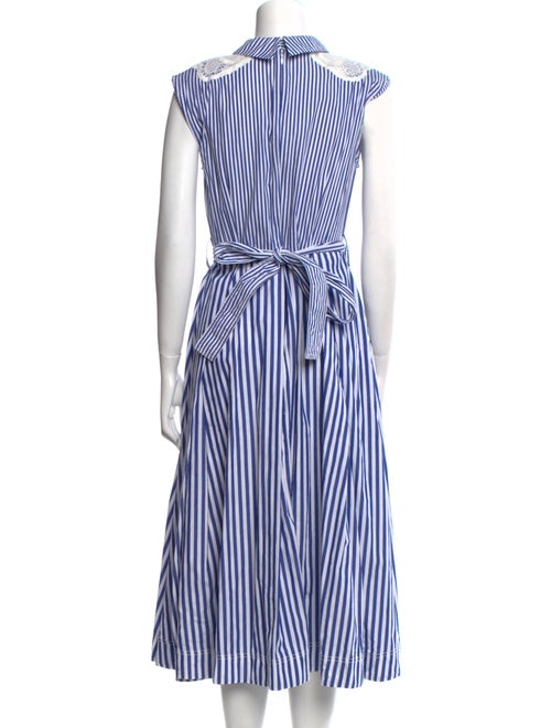 Self-Portrait Striped Long Dress