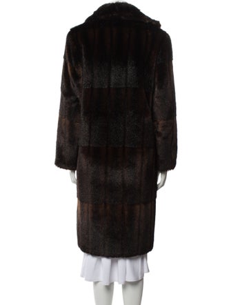Portrait Faux Fur Coat