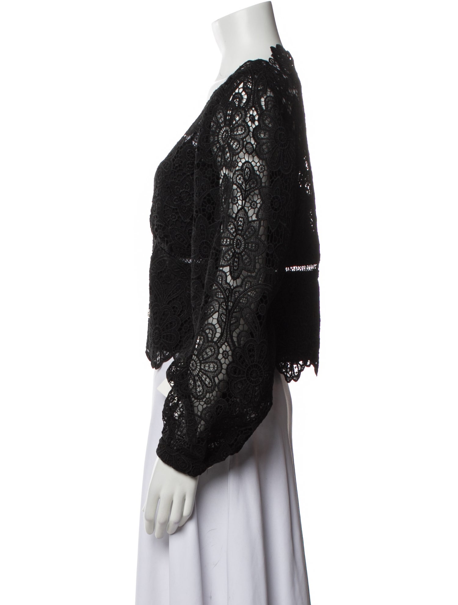 Self-Portrait Lace Pattern Evening Jacket