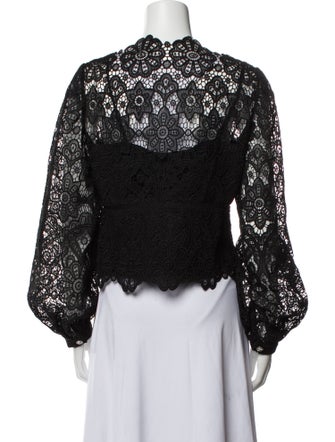 Self-Portrait Lace Pattern Evening Jacket
