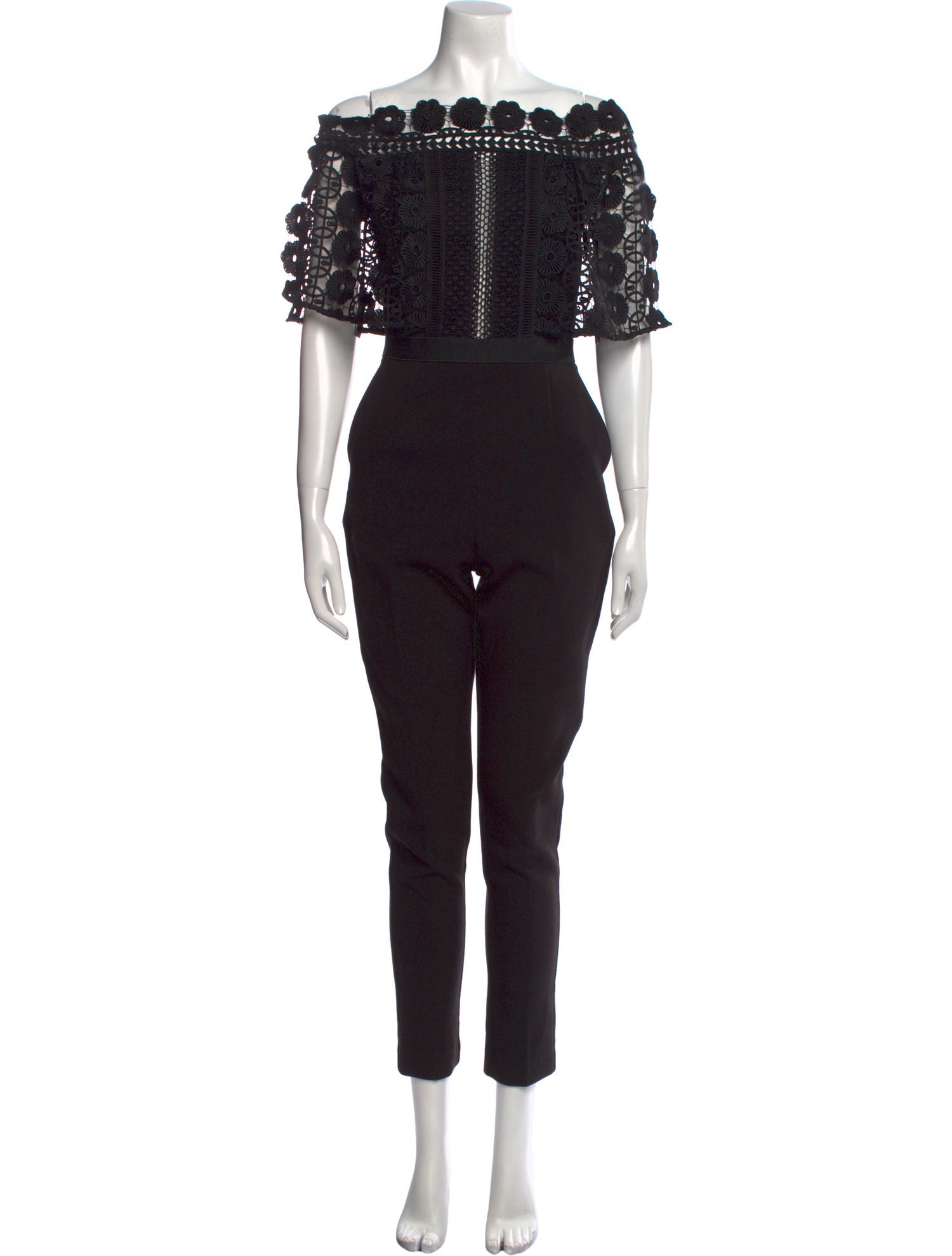 Self-Portrait Off-The-Shoulder Jumpsuit