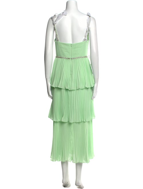 Self-Portrait V-Neck Long Dress