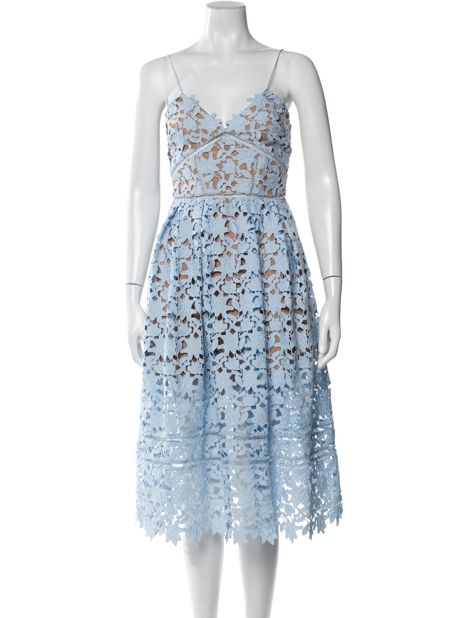 Self-Portrait Lace Midi Length Dress
