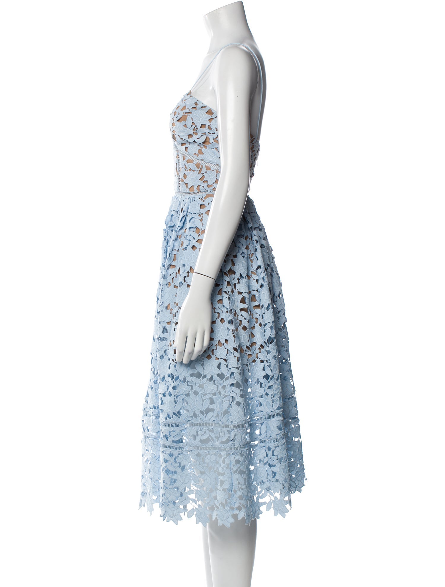 Self-Portrait Lace Midi Length Dress