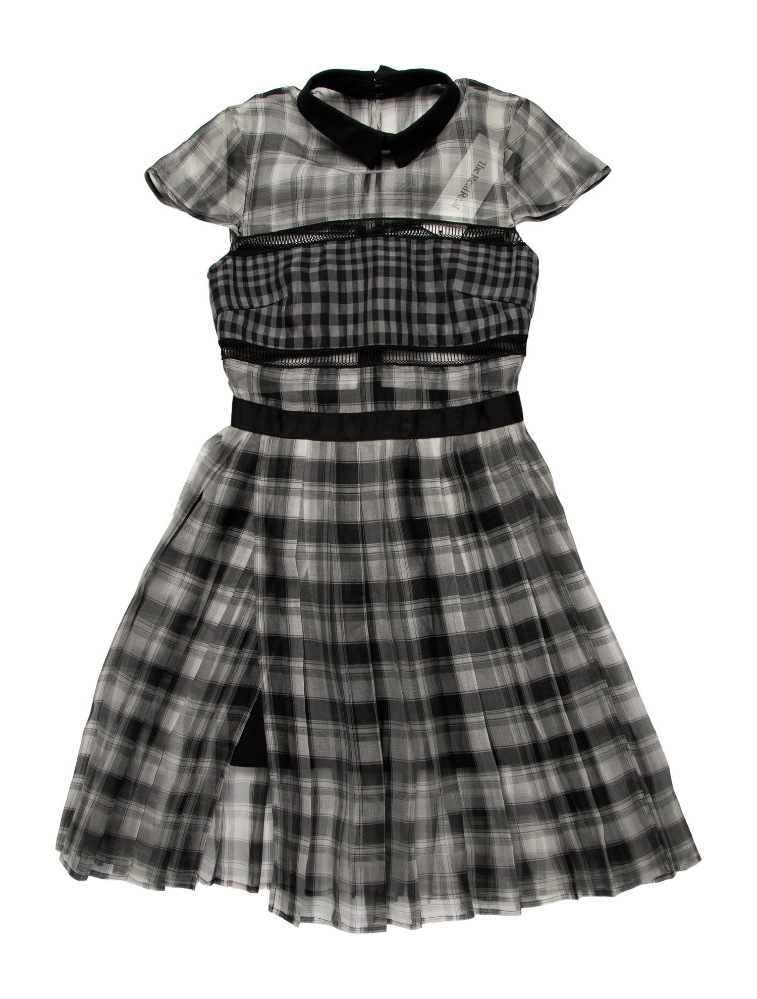 Self-Portrait Silk Mini Dress