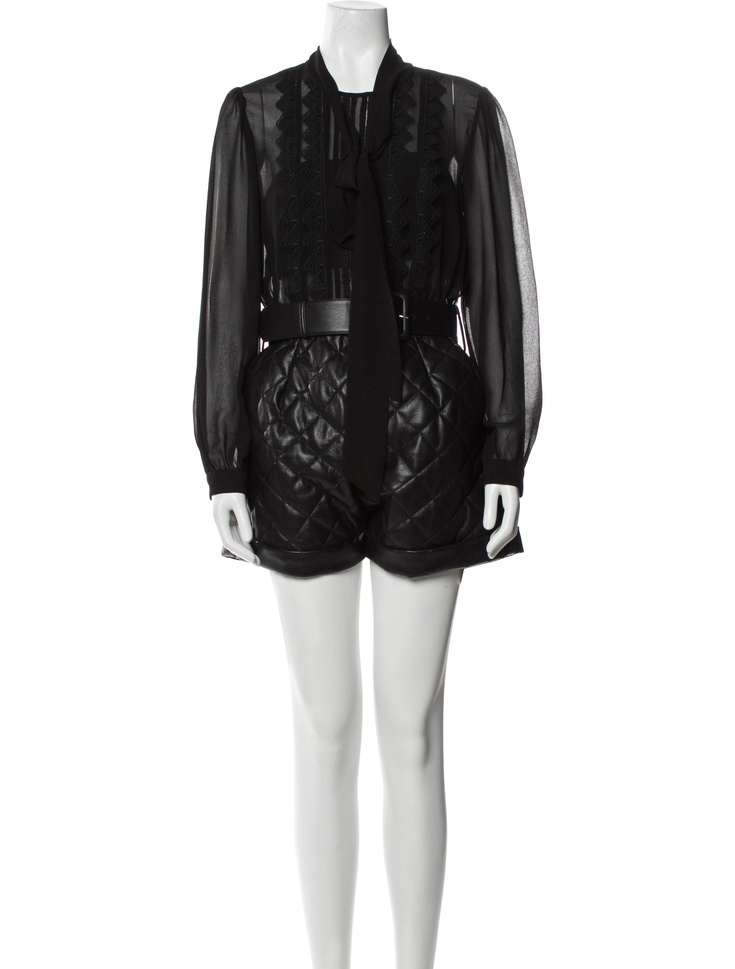 Self-Portrait Crew Neck Romper