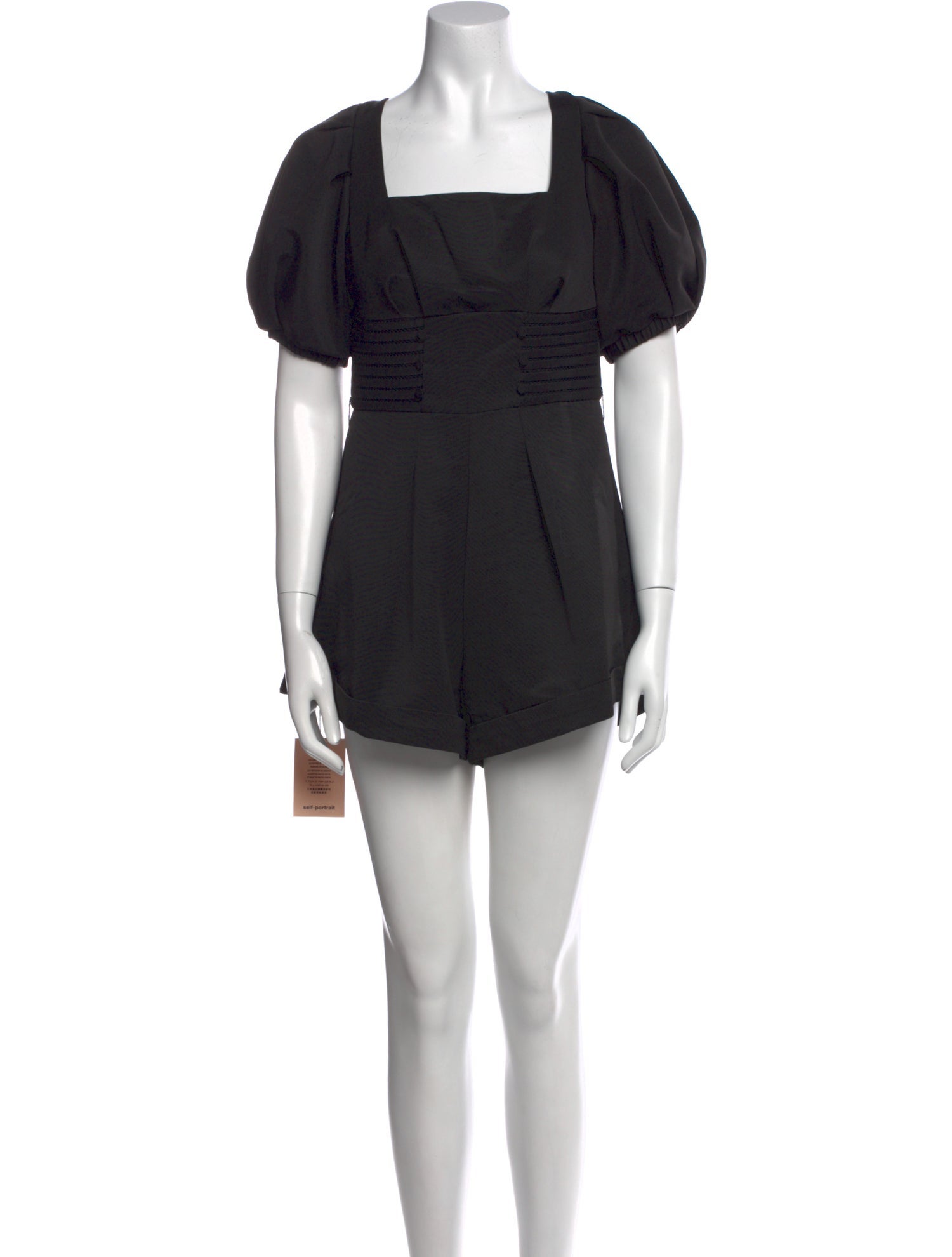 Self-Portrait Square Neckline Romper