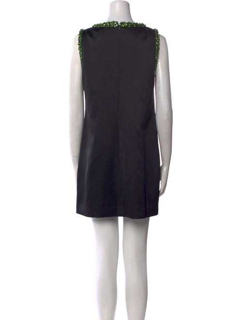 Self-Portrait Bateau Neckline Mini Dress