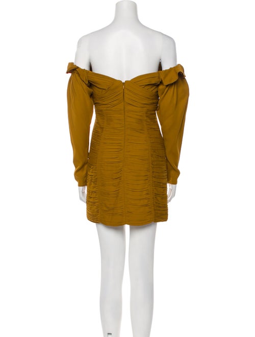 Self-Portrait Off-The-Shoulder Mini Dress