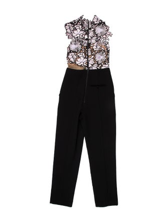 Self-Portrait Crew Neck Jumpsuit