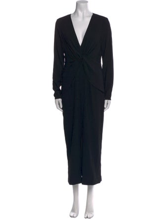 Self-Portrait V-Neck Jumpsuit