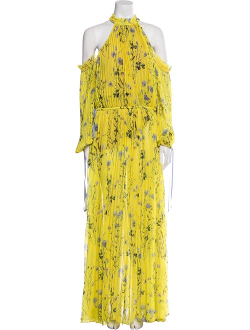 Self-Portrait Floral Print Long Dress