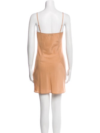 Self-Portrait V-Neck Mini Dress