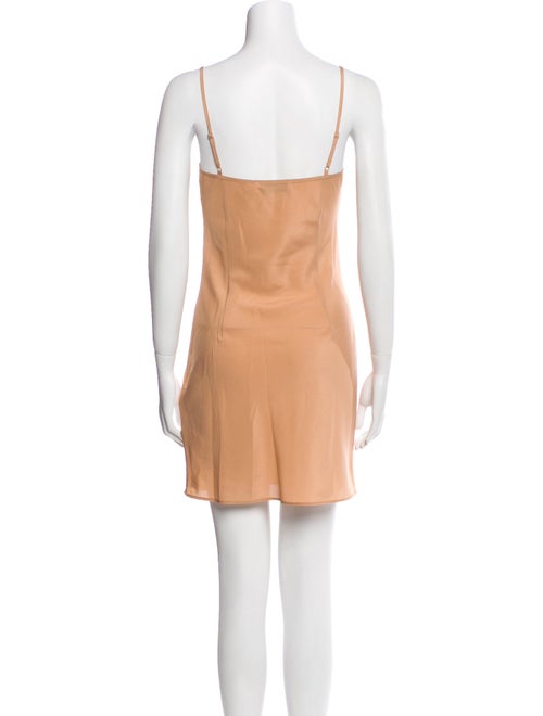 Self-Portrait V-Neck Mini Dress