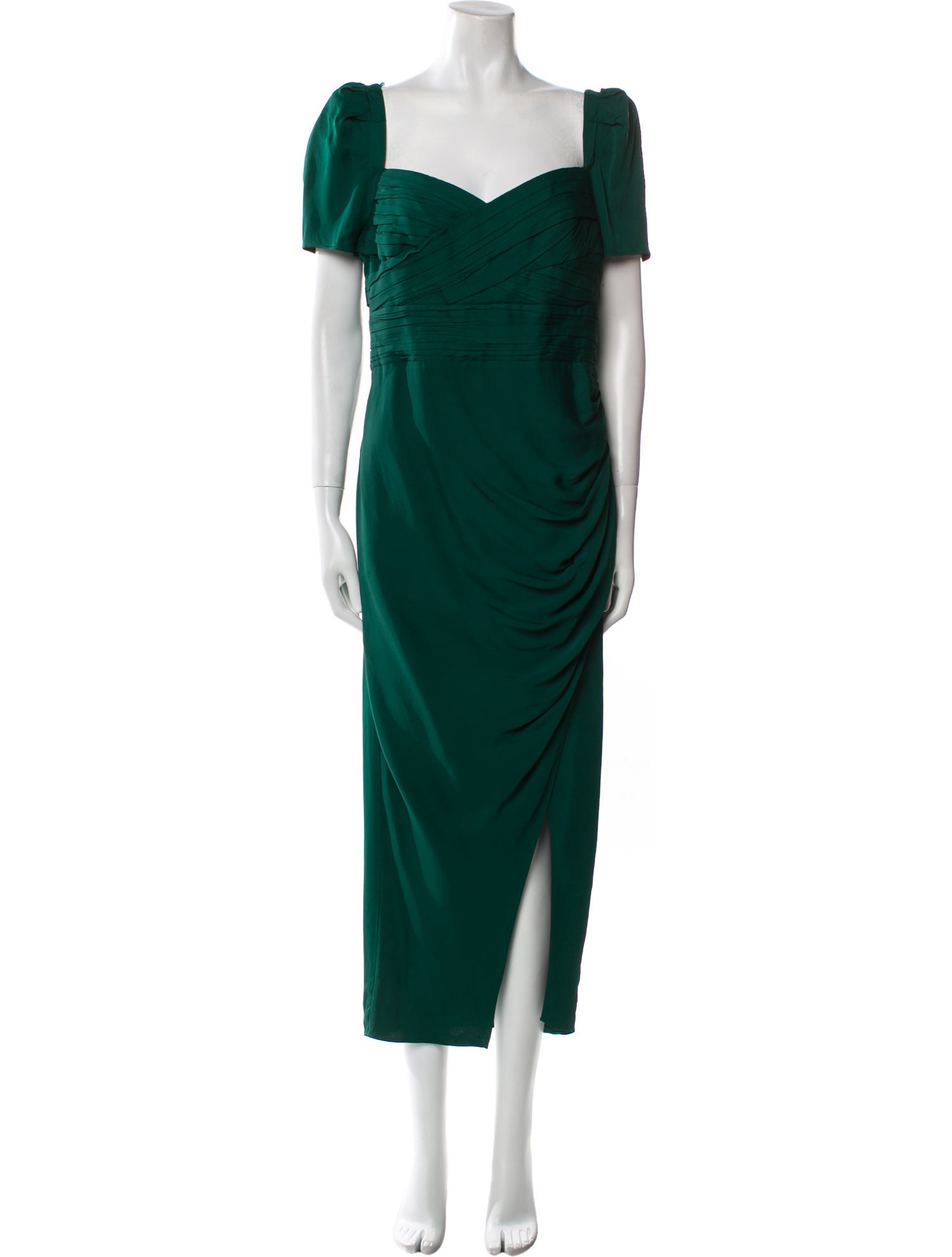 Self-Portrait Square Neckline Long Dress