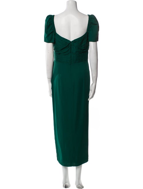 Self-Portrait Square Neckline Long Dress