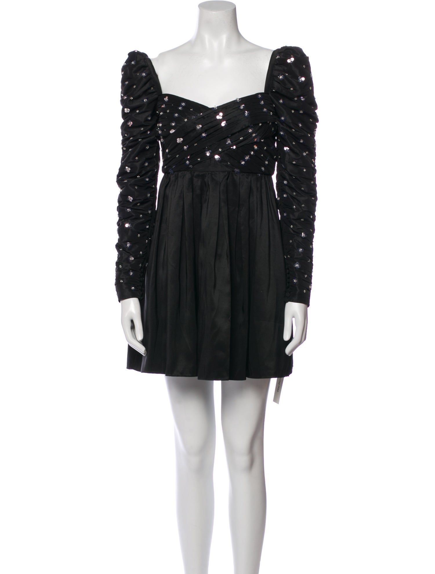 Self-Portrait One-Shoulder Mini Dress