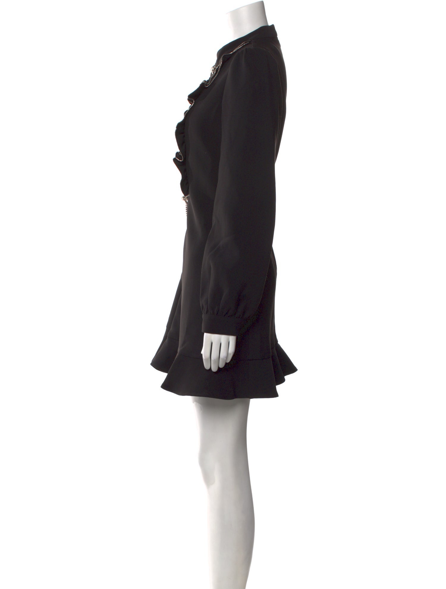 Self-Portrait Crew Neck Mini Dress