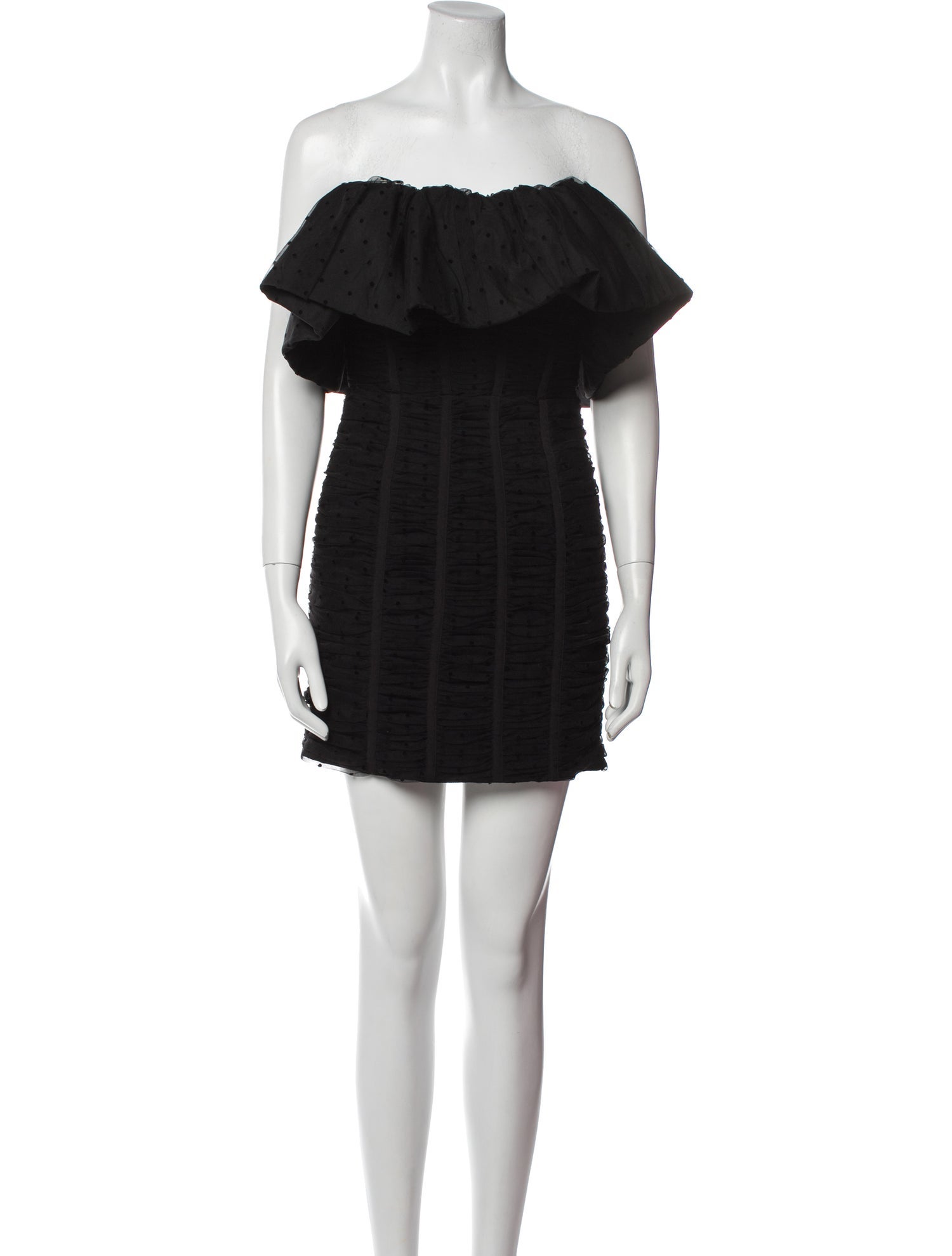 Self-Portrait Off-The-Shoulder Mini Dress