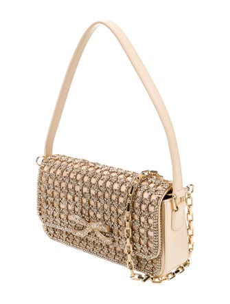 Self-Portrait Crystal Shoulder Bag