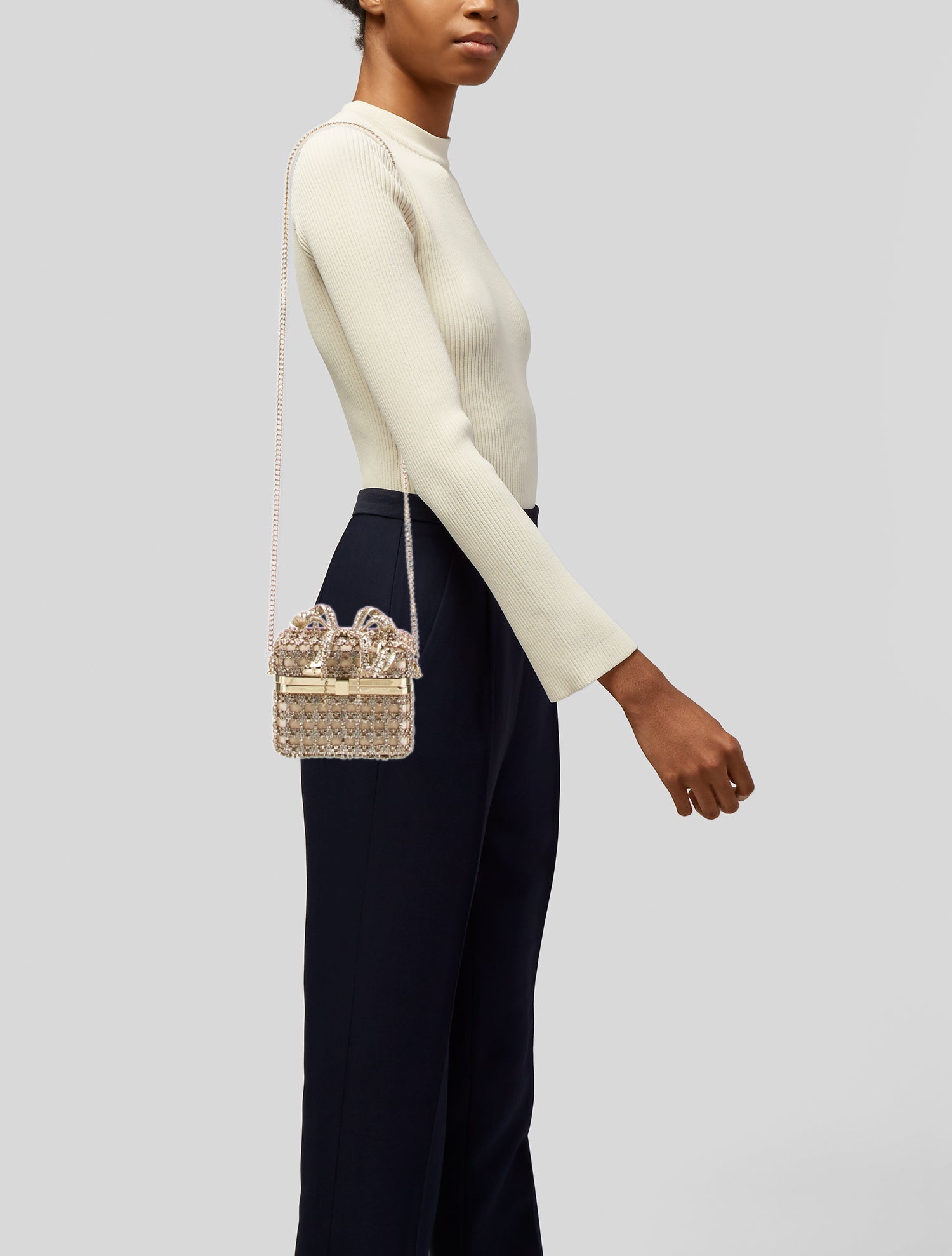 Self-Portrait Crystal Minaudière