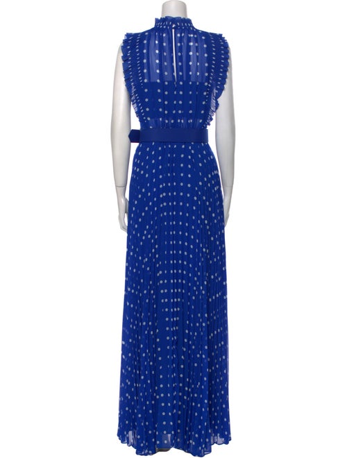 Self-Portrait Polka Dot Print Long Dress