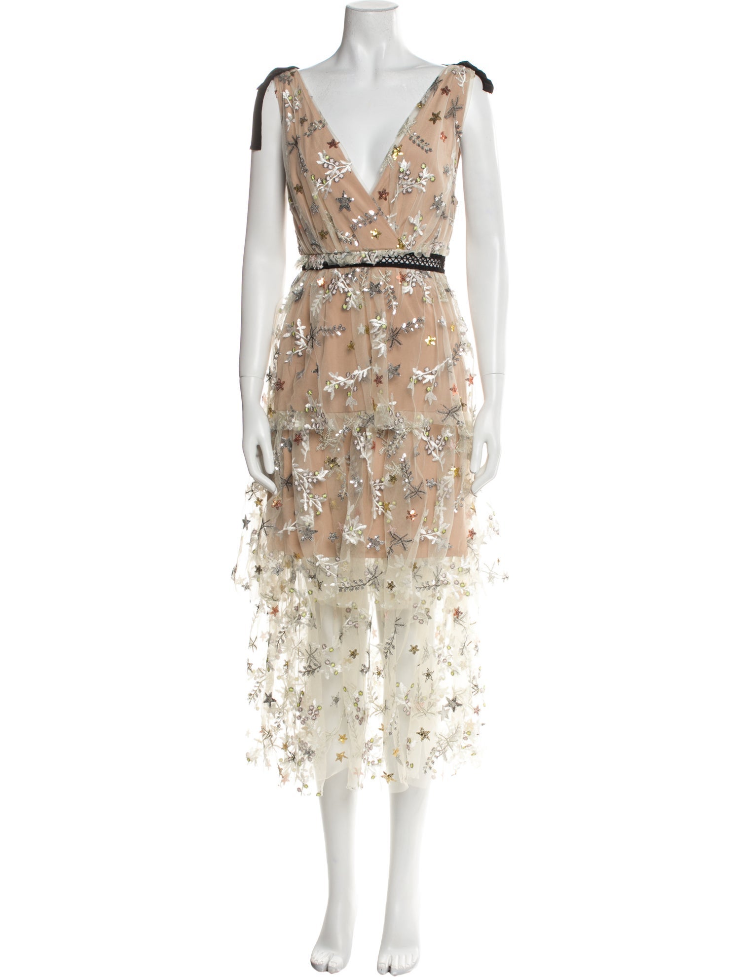 Self-Portrait Floral Print Mini Dress w/ Tags