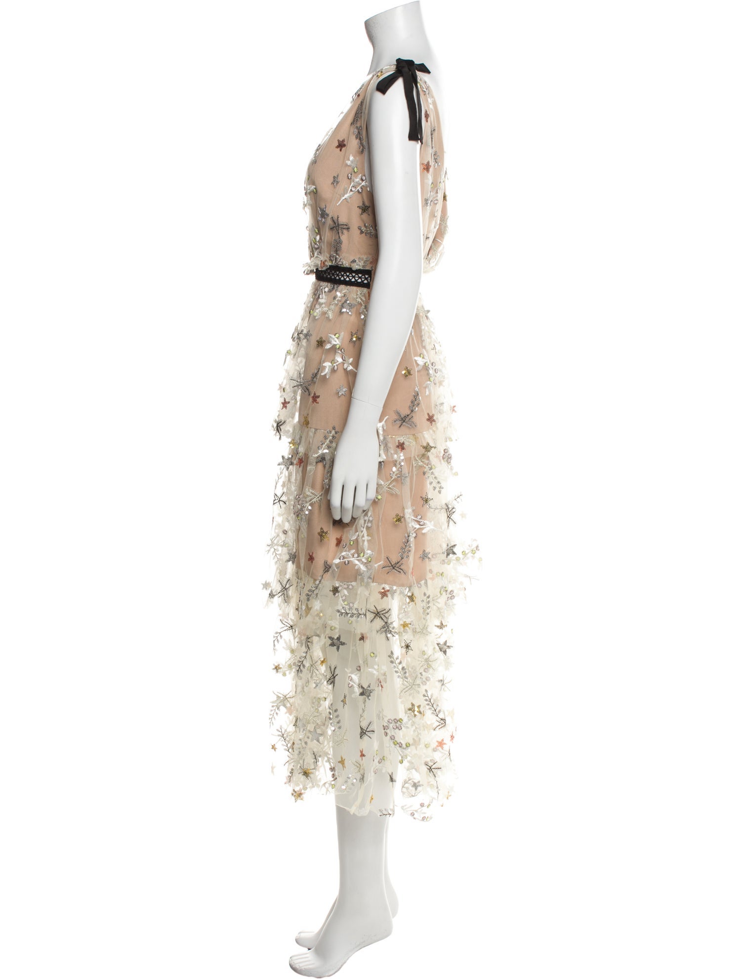 Self-Portrait Floral Print Mini Dress w/ Tags