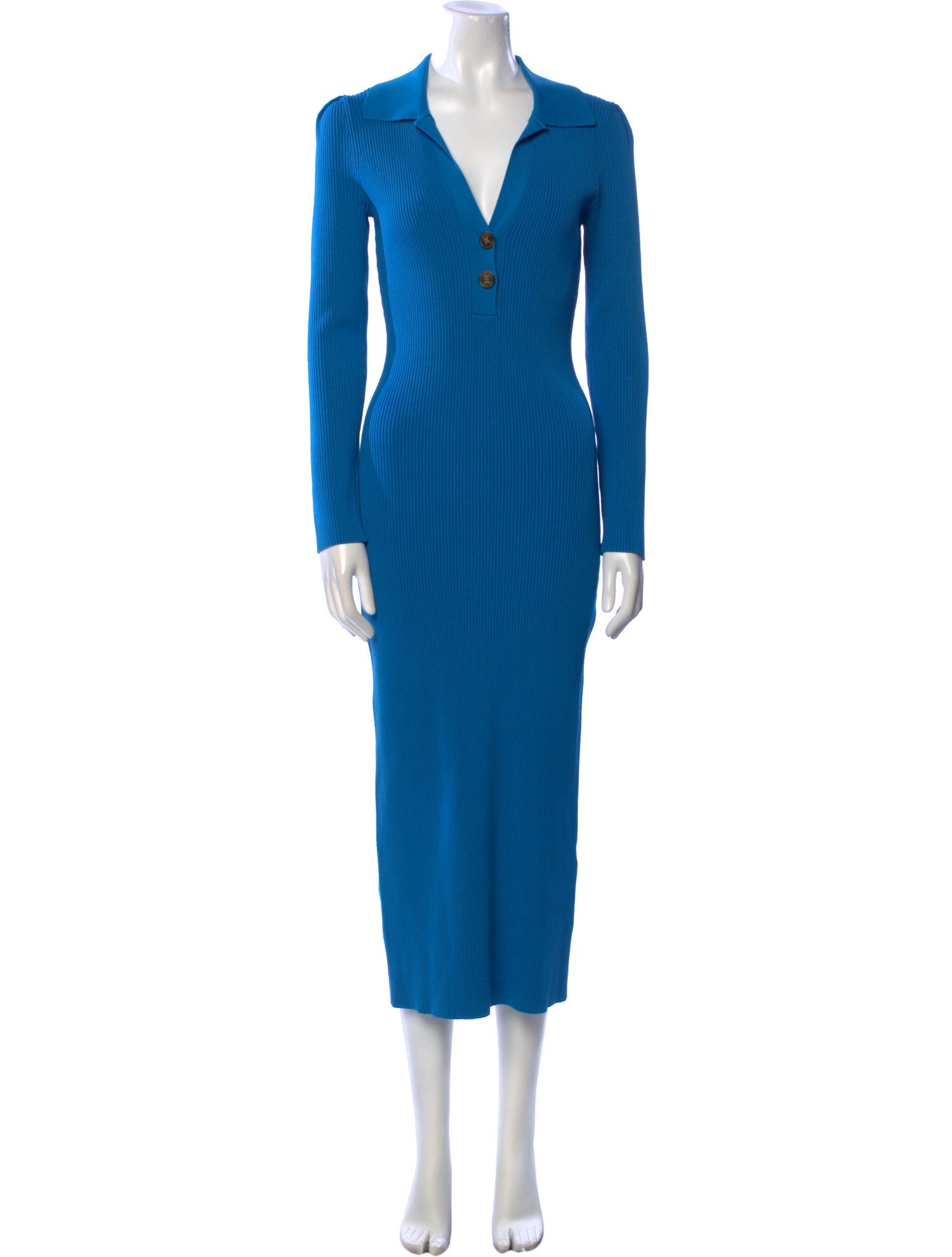 Self-Portrait V-Neck Long Dress