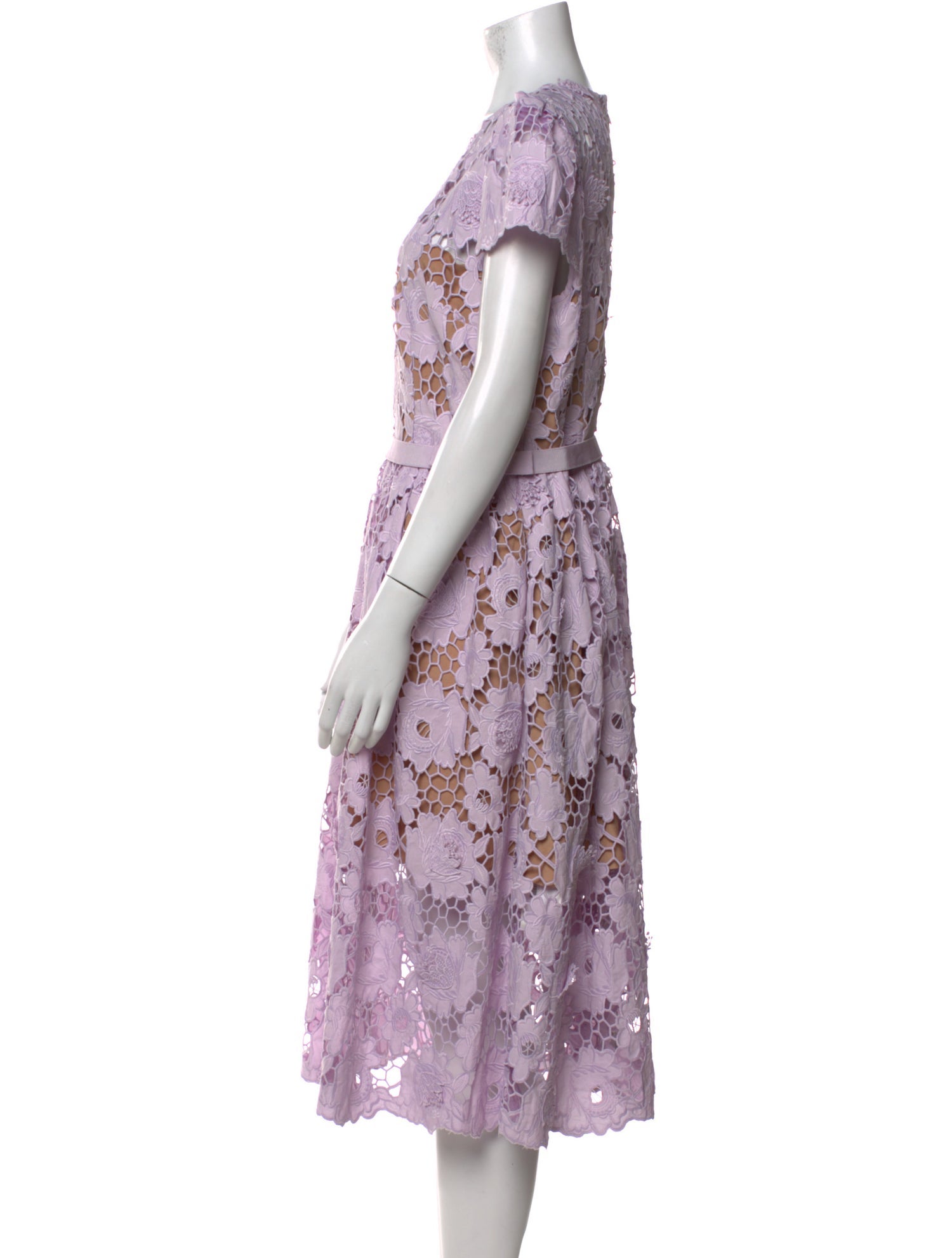 Self-Portrait Lace Pattern Midi Length Dress w/ Tags