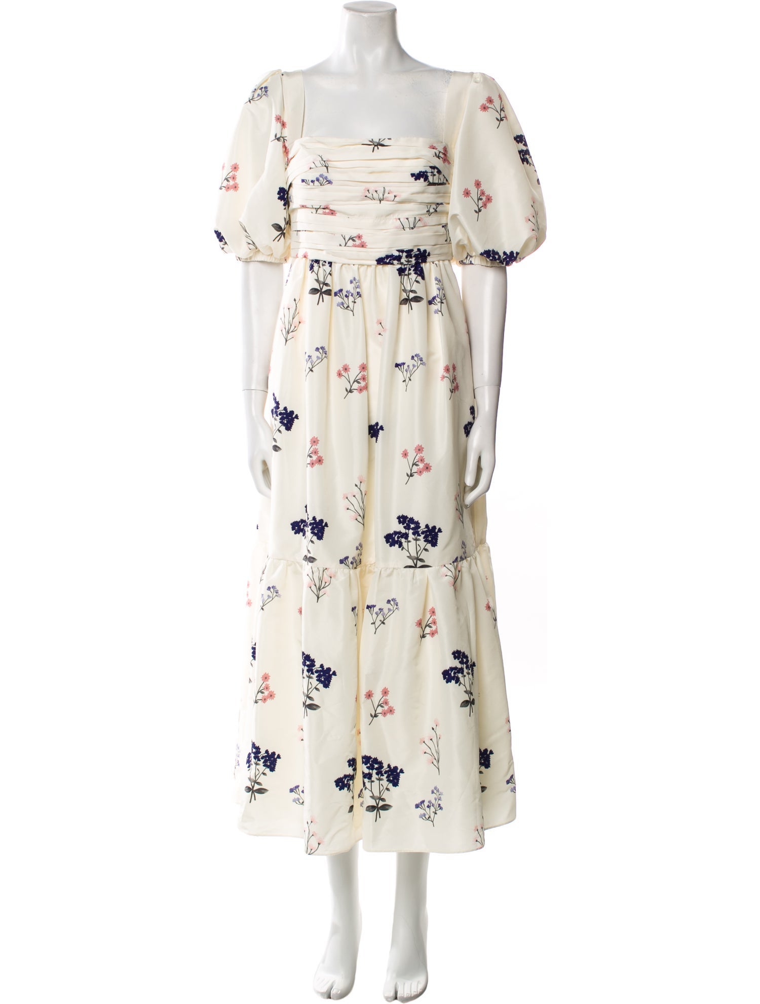 Self-Portrait Floral Print Midi Length Dress w/ Tags