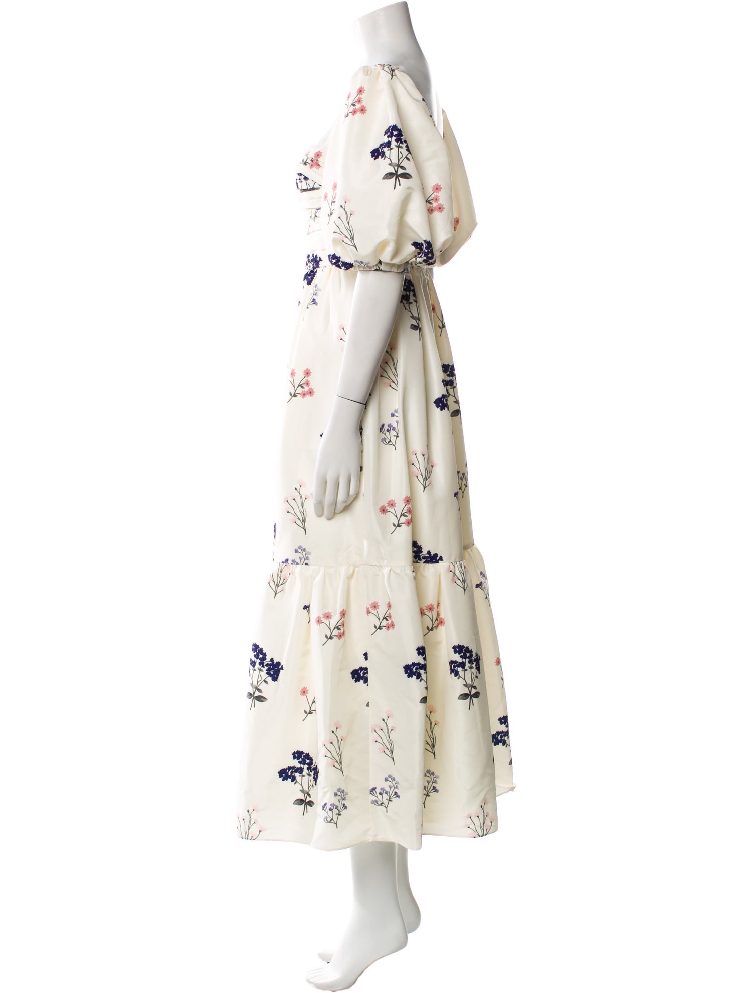 Self-Portrait Floral Print Midi Length Dress w/ Tags