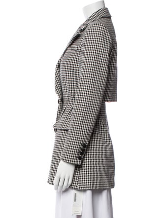 Self-Portrait Plaid Print Mini Dress