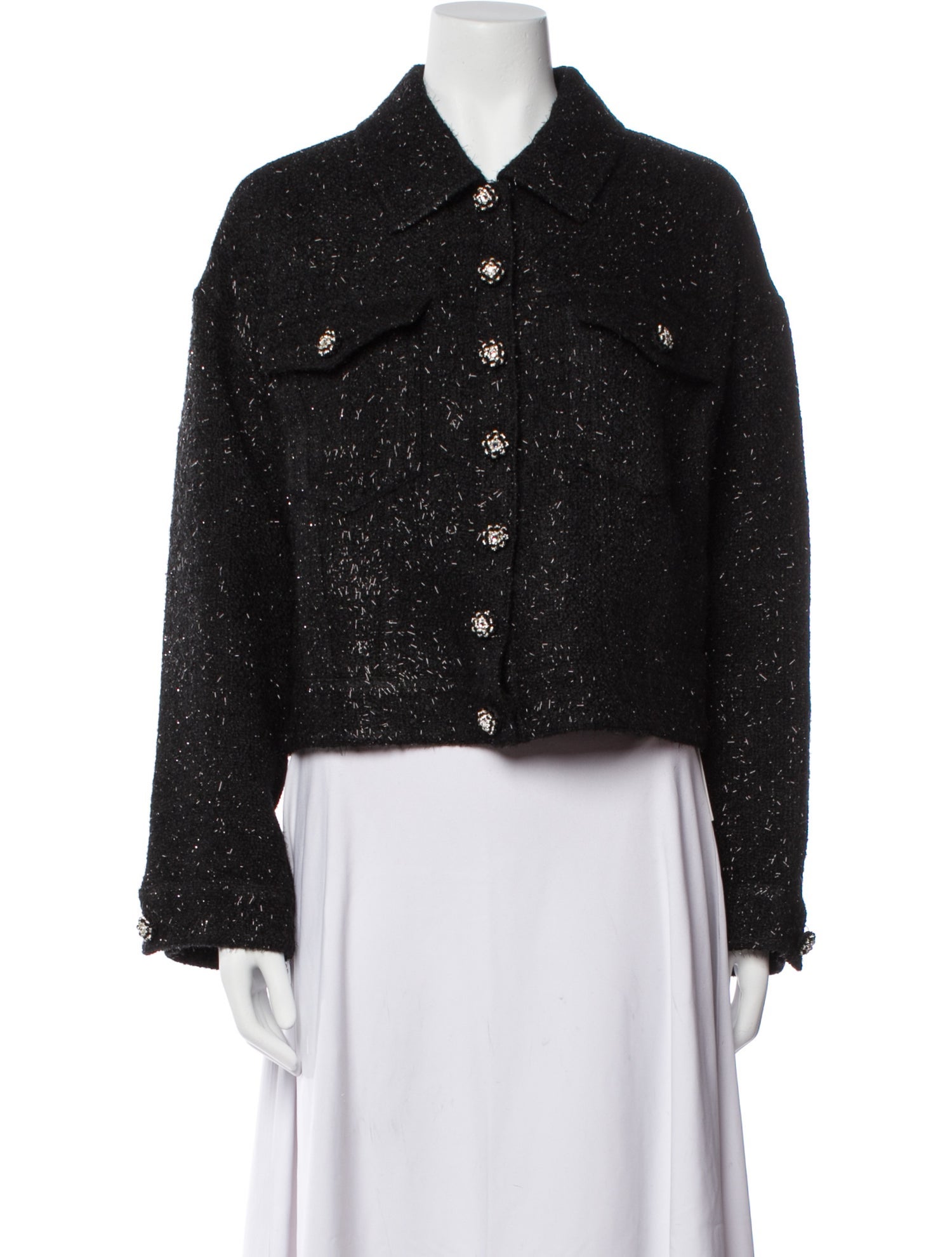 Self-Portrait Tweed Pattern Evening Jacket w/ Tags