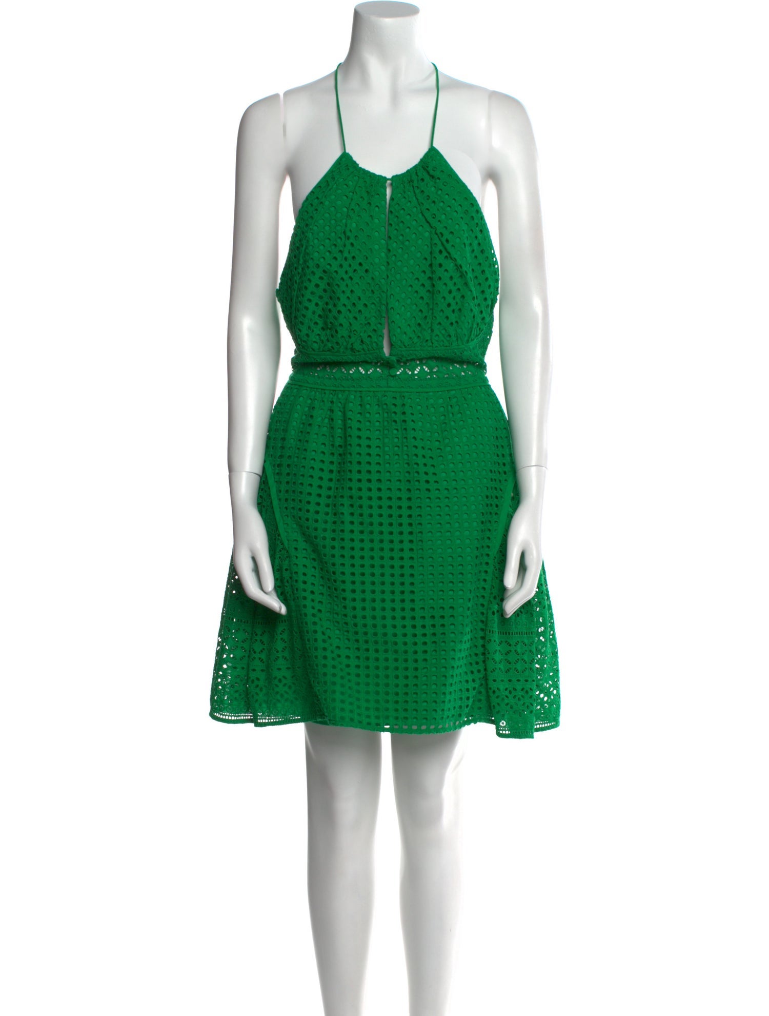 Self-Portrait Halterneck Knee-Length Dress