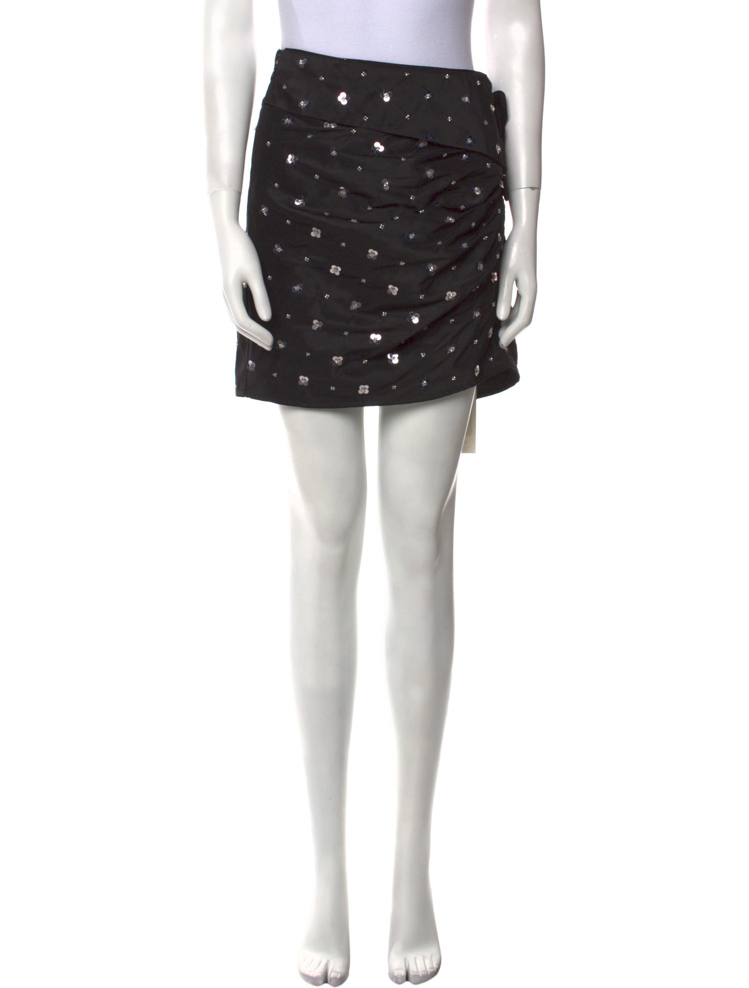 Self-Portrait Patterned Mini Skirt