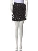 Self-Portrait Patterned Mini Skirt