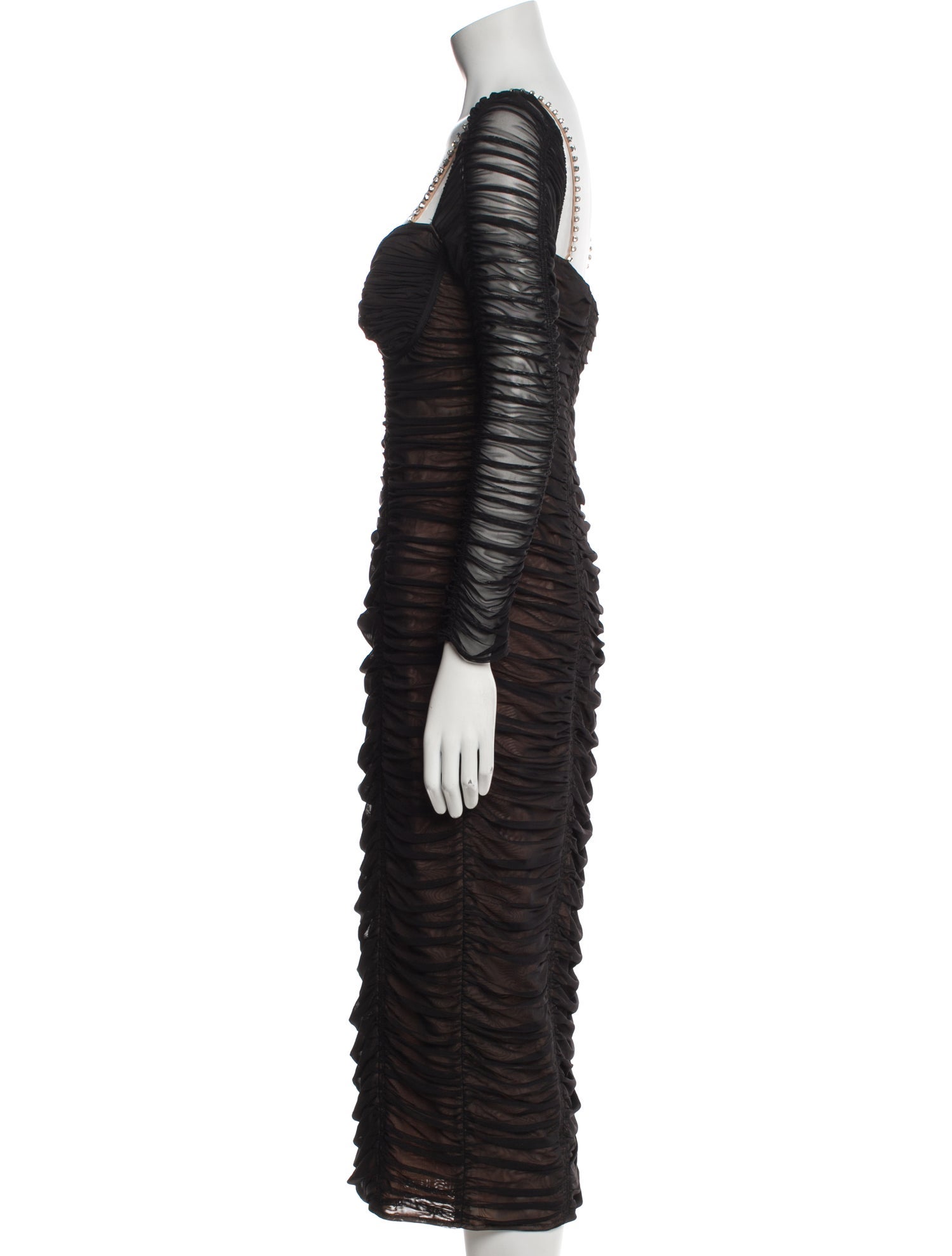 Self-Portrait V-Neck Midi Length Dress w/ Tags