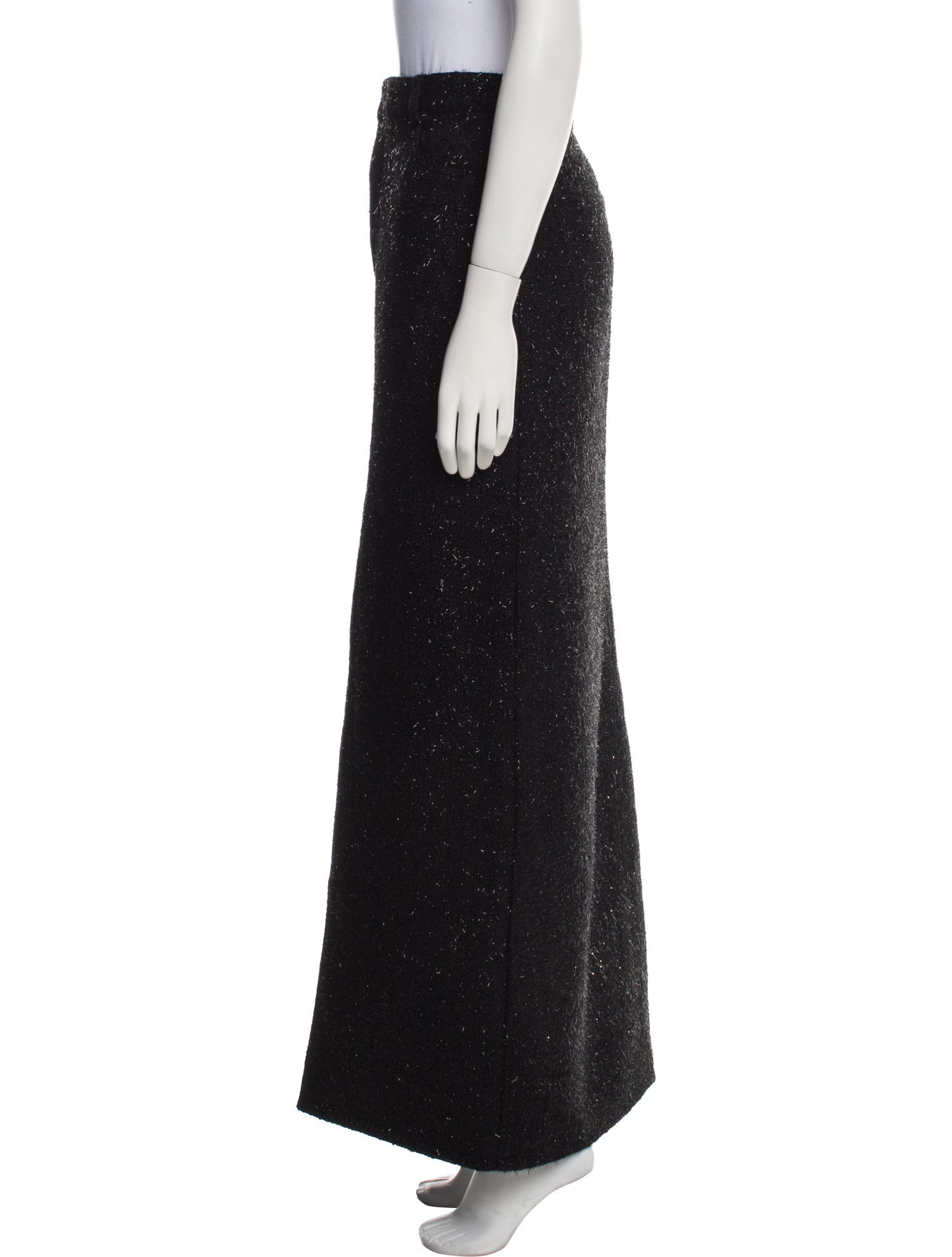 Self-Portrait Wool Long Skirt