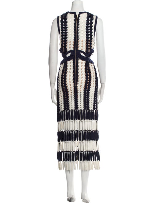 Self-Portrait Printed Long Dress