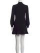 Self-Portrait Mock Neck Mini Dress